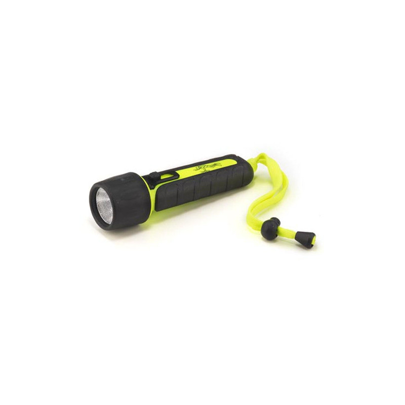 Lampe torche étanche antichoc LED - 4 piles AA