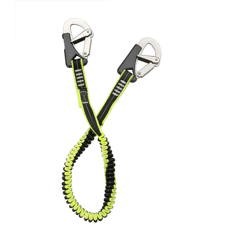 PLASTIMO Longe élastique safe 2 mousquetons double sécu