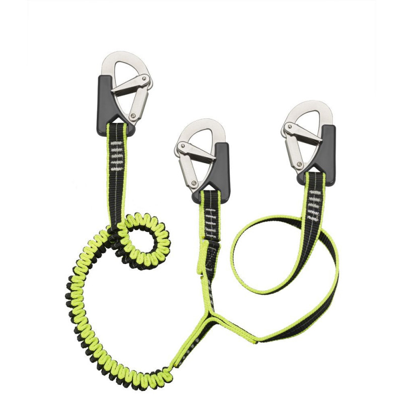 PLASTIMO Longe double safe 3 mousquetons double sécu
