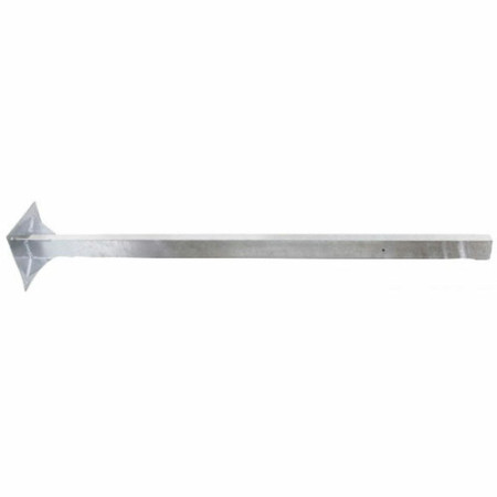 Poteau en acier zingué hauteur 160 cm -