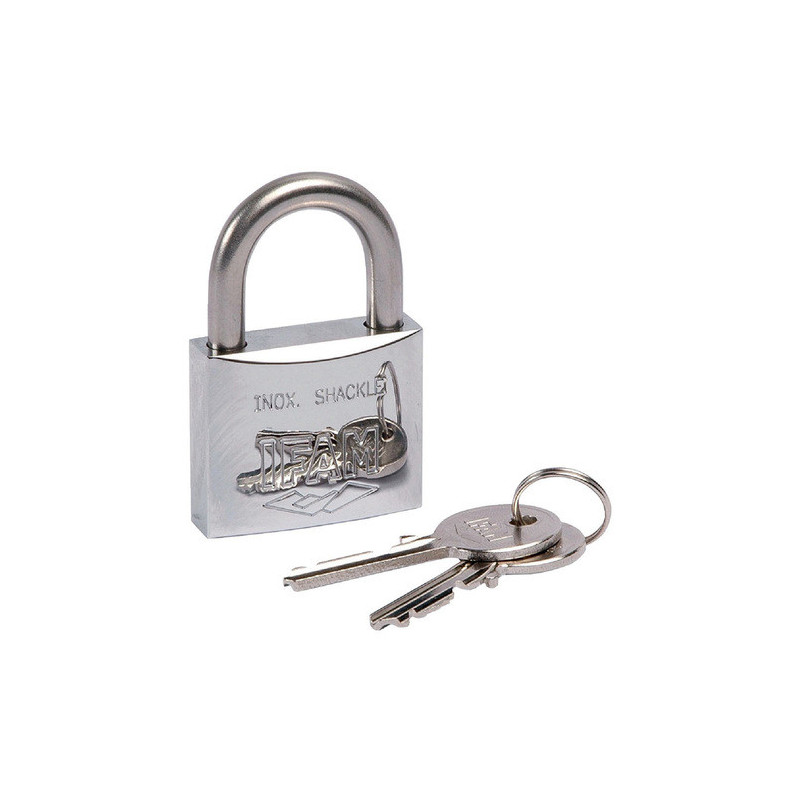 Cadenas tout inox - 30 mm - Blister de 5
