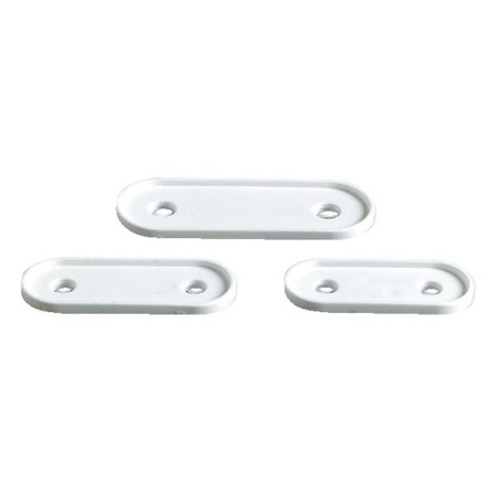 Base blanche pour taquet Hollow Cleat - 200 mm