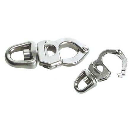 Mousqueton inox pour écoutes/drisses/spi - 105 mm