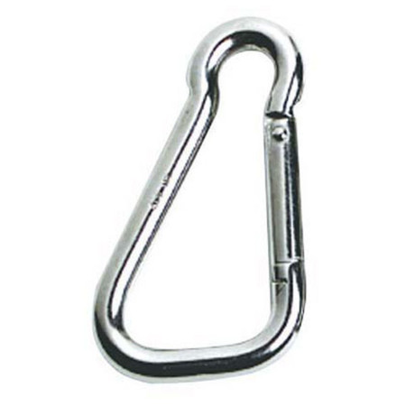 Mousqueton asymétrique inox - sans oeil - Ø 12 mm