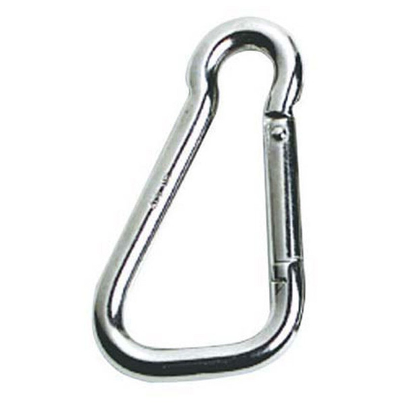 Mousqueton asymétrique inox - sans oeil - Ø 12 mm