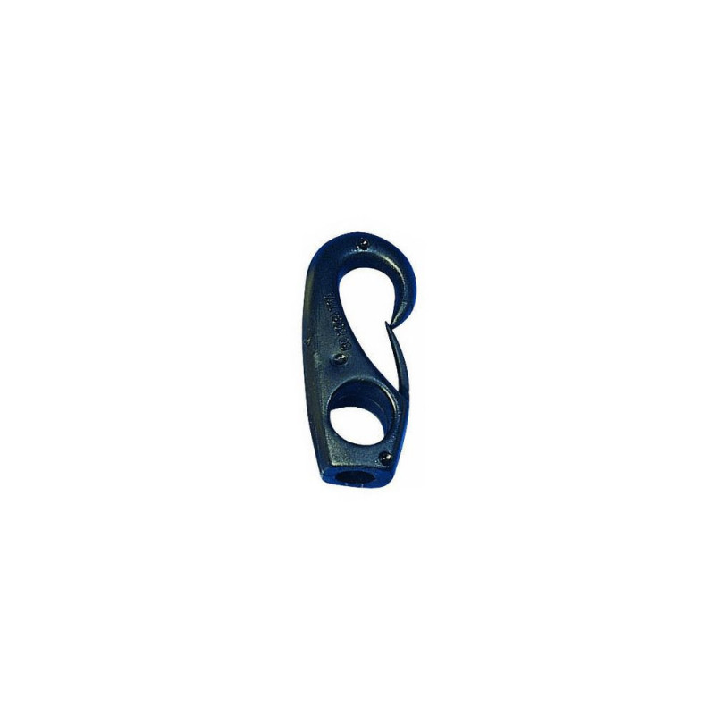 NUOVA RADE Mousqueton nylon noir Ø8mm vrac