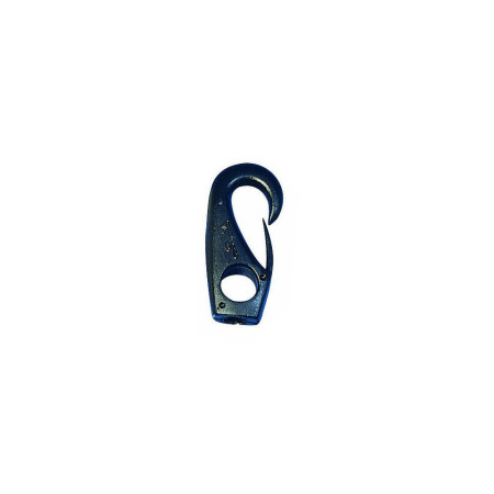 NUOVA RADE Mousqueton nylon noir Ø6mm vrac