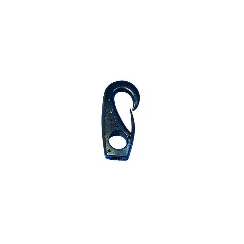 NUOVA RADE Mousqueton nylon noir Ø6mm vrac