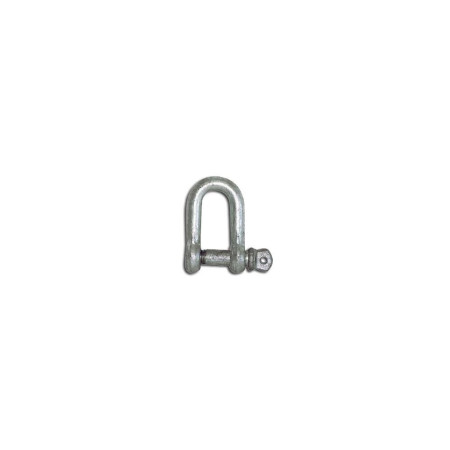 Manille droite galva marquée Ø14mm vrac