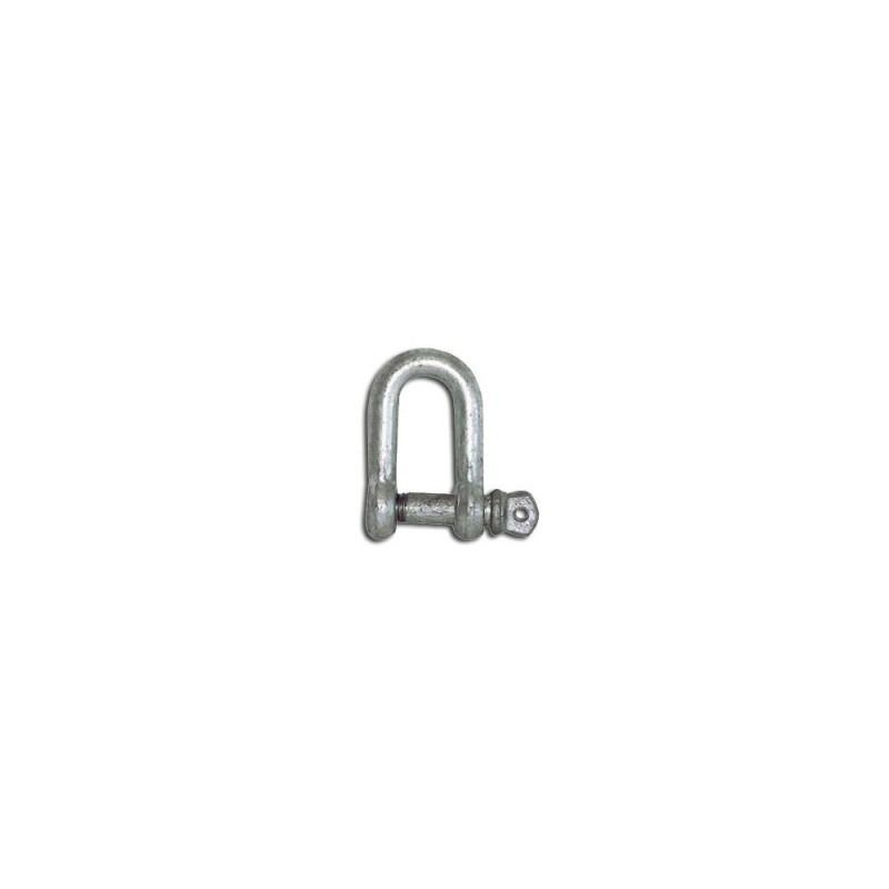 Manille droite galva marquée Ø14mm vrac