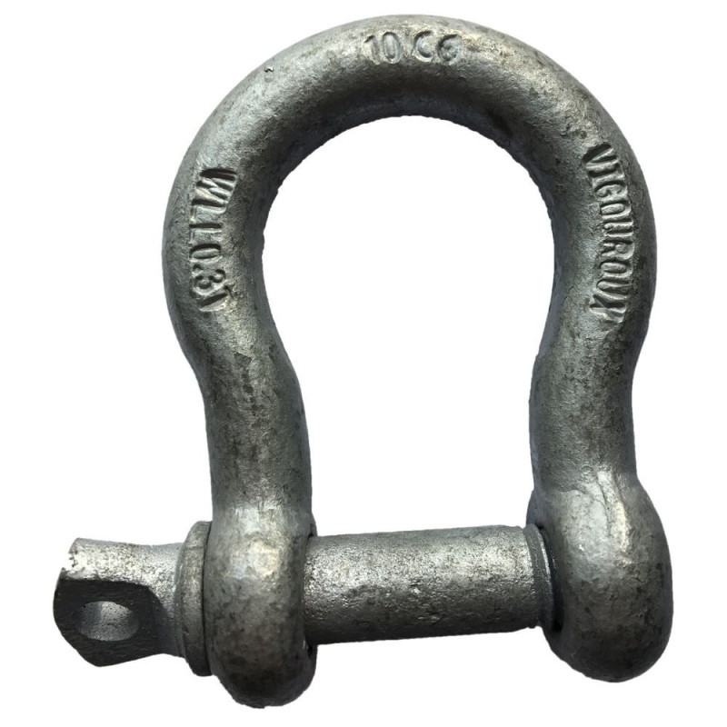 Manille lyre galva marquée Ø18mm-VRAC-