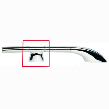Main-courante Design inox - Ø 25 mm - élément central