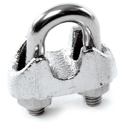 Serre-câble à cavalier - inox - Ø 15 à 16 mm