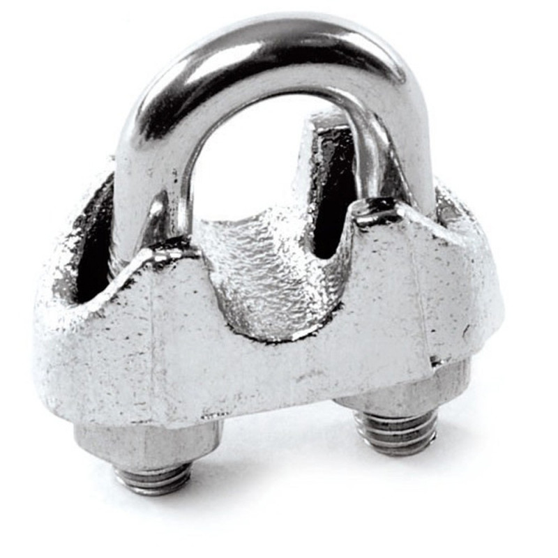Serre-câble à cavalier - inox - Ø 13 à 14 mm