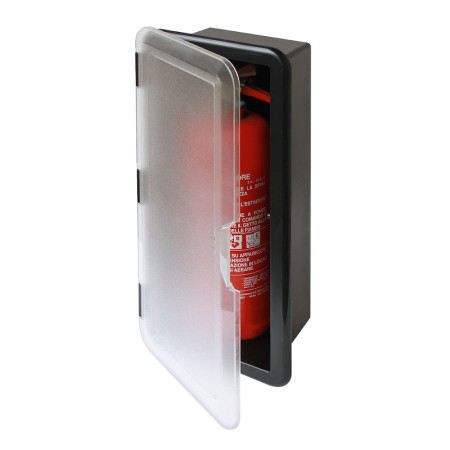 FIRE ESTINGUISHER HOLDER  1KG. BLACK