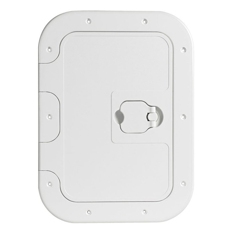Porte d'équipet Luran - ouverture 160° - 280 x 380 mm - blanc