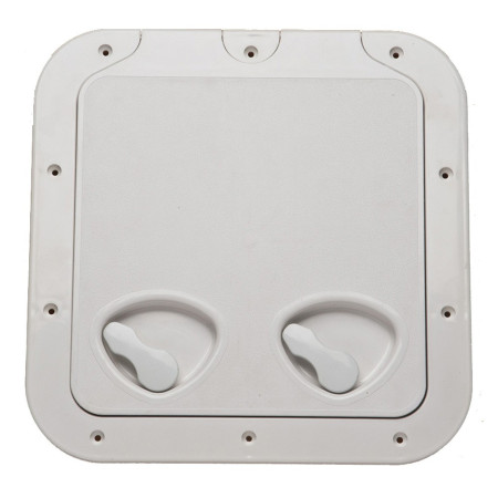 Porte d'équipet ABS anti UV vis apparentes - 370 x 375 mm