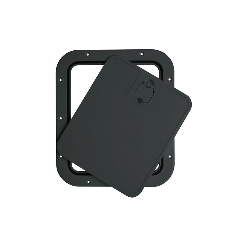 Trappe inspect façade amovible noire 305 x 355 mm -