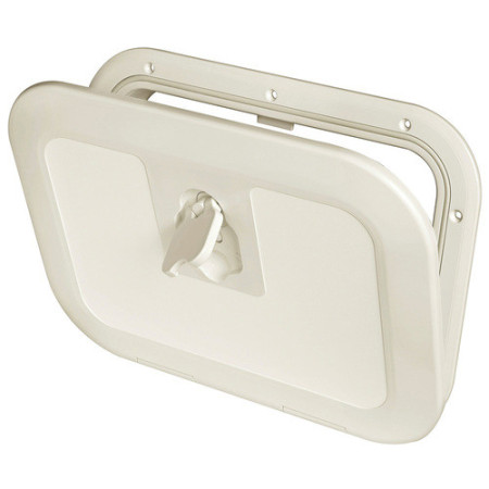 Trappe d'inspection à ras RAL 9001 520 x 465 mm -