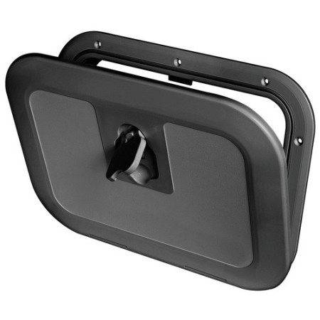 Trappe d'inspection à ras RAL 7042 375 x 375 mm -