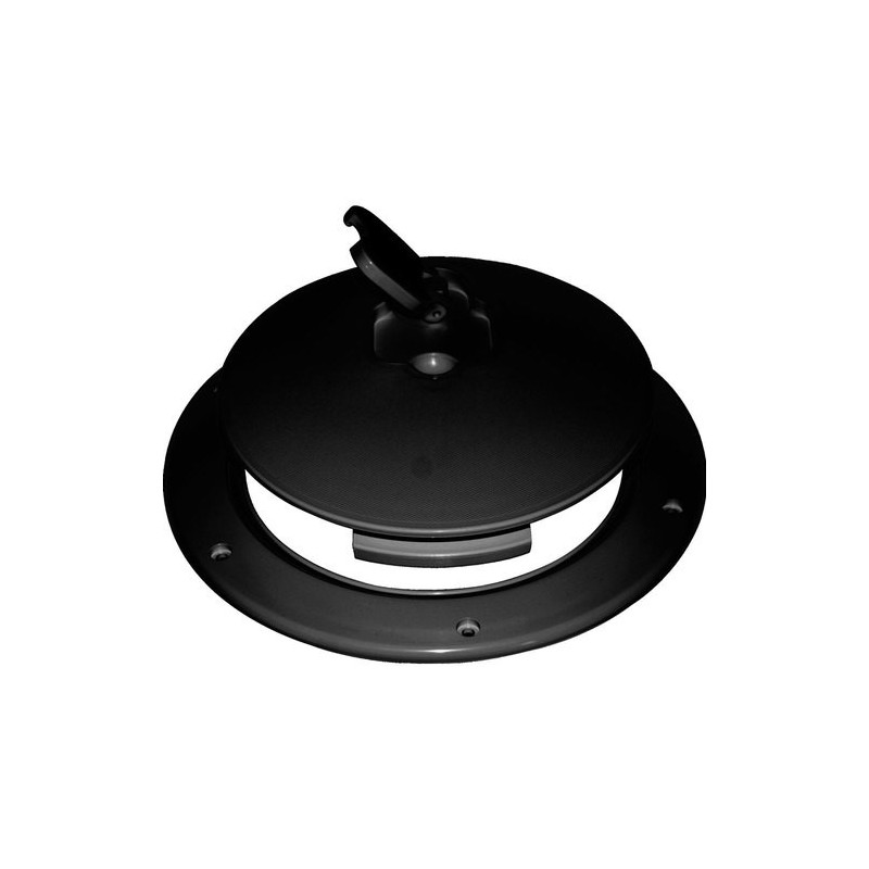 Trappe inspection avec couvercle noir 265 x 215mm noir -