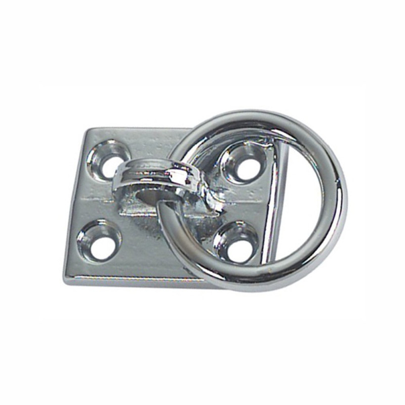 Anneau mobile sur platine - 40 x 30 mm