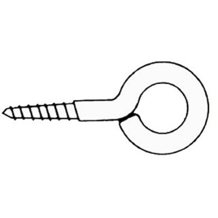 Oeillets inox à vis 32x 3,5 mm Blister 7 pièces -