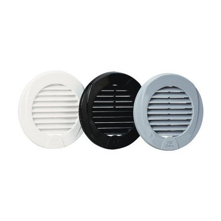 Grilles simples Ø 73 mm - noir