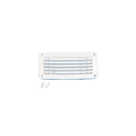 NUOVA RADE Grille aeration plastique rectangulaire blanche 2
