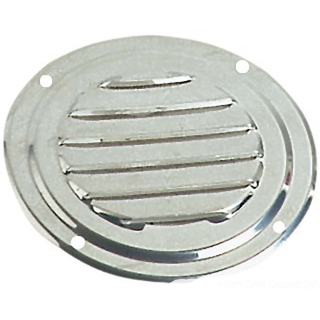 Grille d'aération circulaire en inox - Ø 102 mm - sans moustiquaire