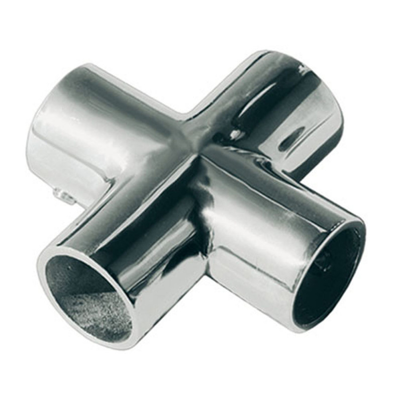 X à 4 voies inox - 22 mm