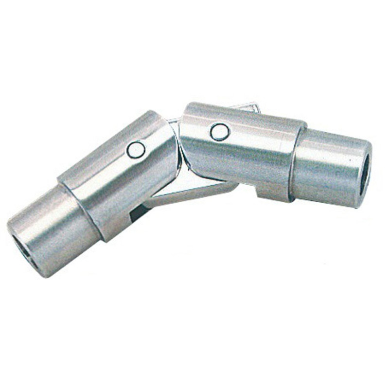 Charnière inox - d'ouverture pour balcon - pour tube 30 x 1.5 mm