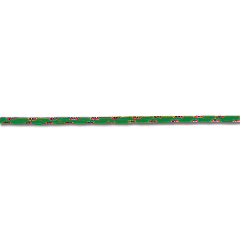 Garcette polyester - Vert - Ø 3 mm - 20 M
