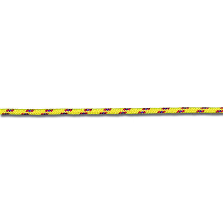 Garcette polyester - Jaune - Ø 4 mm - 13 M
