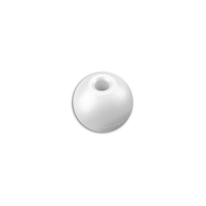 Boule d'arret cordage Ø4 - blanc