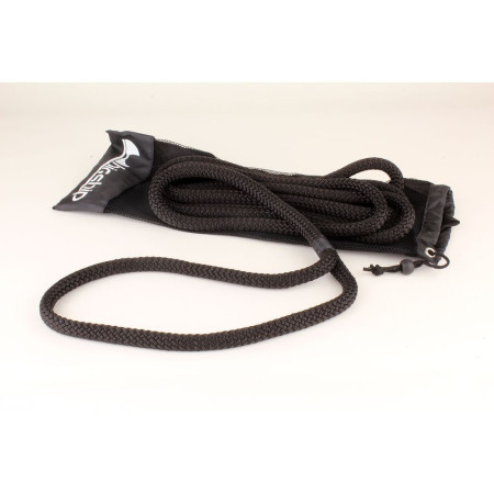 LIROS Amarre Handy Elastic 18mm noire longueur 10m