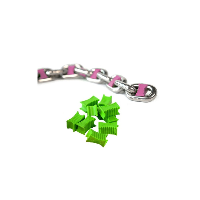 Marqueur de chaine - 8 mm - vert - Blister de 10