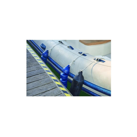 PLASTIMO Pare-battage articulé bleu 12x48cm