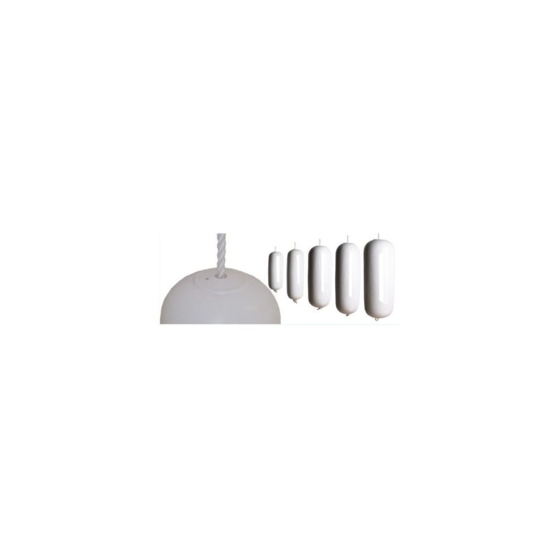 MAJONI Pare battage traversant blanc 15x43cm