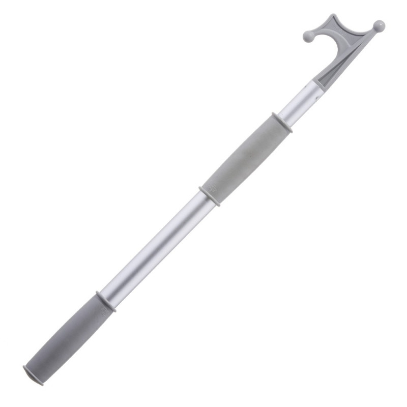 Gaffe aluminium télescopique - 60 à 100 cm - alu