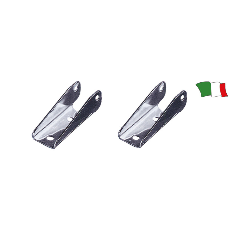 SUPPORT EN ACIER INOXYDABLE AISI 316 POUR ÉCHELLES D'EMBARQUEMENT Pour tube de 30 mm