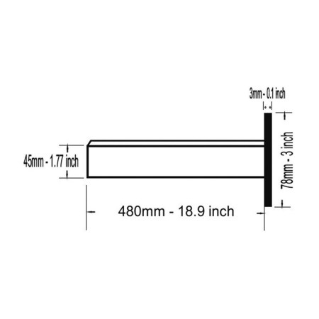 TREM Echelle encastrable 3 marches