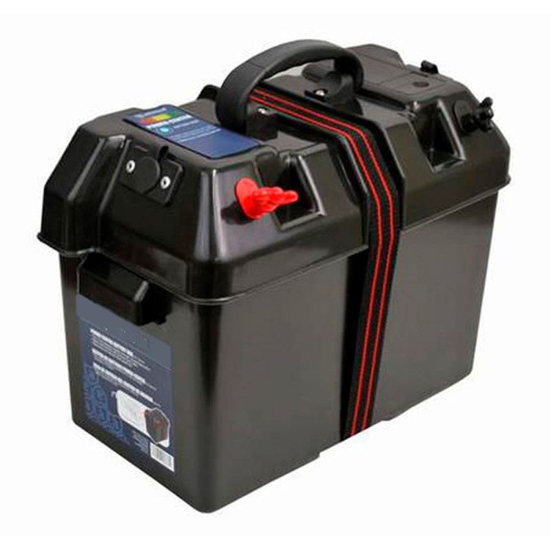Bac à batterie - coffret d'énergie - 100 A - 420 x 225 x 340 mm