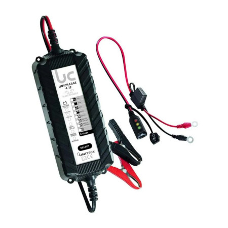 UNITECK Chargeur de batterie intelligent 6-12V - 4A