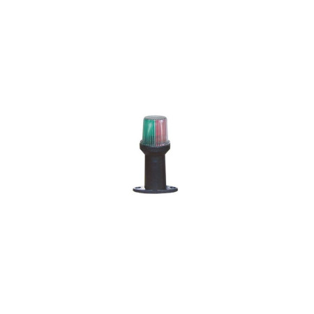 LALIZAS Feu 360° tricolore sur hampe, support noir