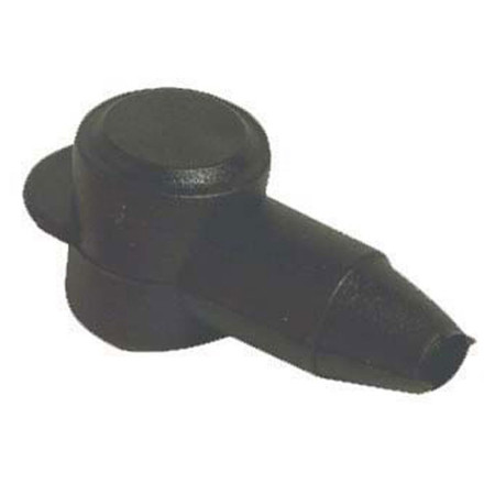Capuchon pour bornier - noir - 6 mm