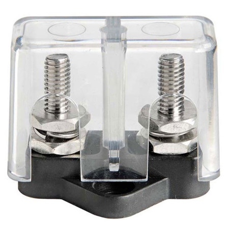 Capuchon polycarbonate pour bornier double - Ø 6 mm