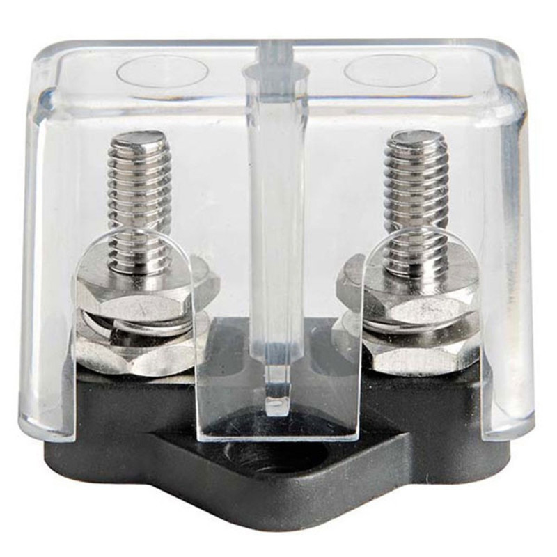 Capuchon polycarbonate pour bornier double - Ø 6 mm