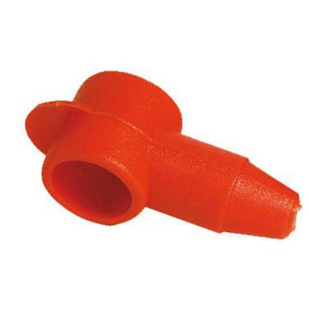 Capuchon pour bornier - rouge - 6 mm