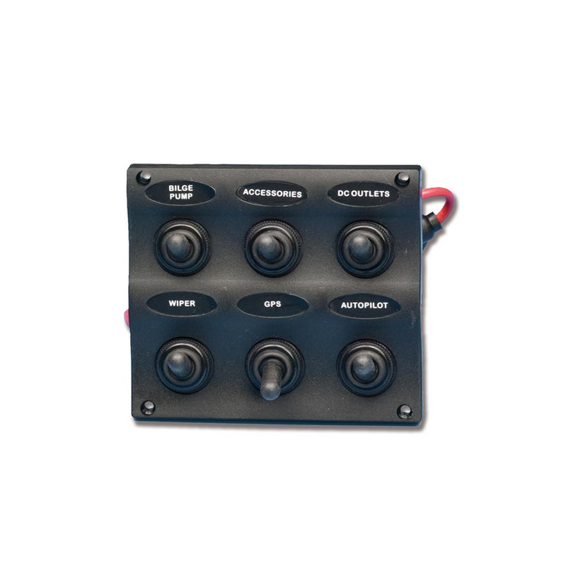 Tableau électrique Design - 6 inters - 107 x 96 mm - En blister